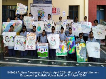Poster Competition on Empowering Autistic Voices held on 2nd April 2024